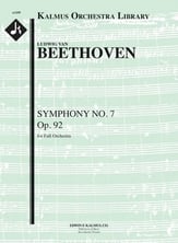 Symphony No. 7 in A Major Orchestra sheet music cover